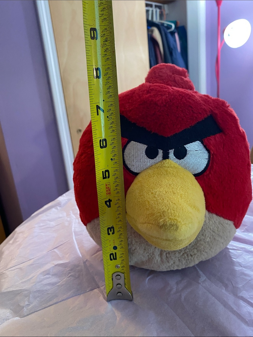 🐦🔥Red Angry Bird Stuffed Character - Picture 2 of 12